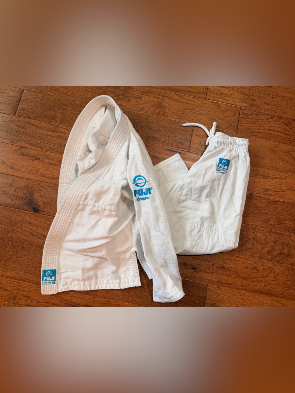 Fuji Kids White Jiu-Jitsu Gi Set - White